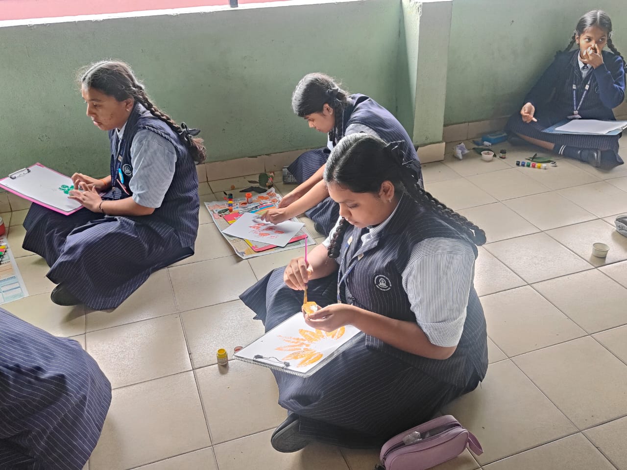 Vegetable and Leaves Printing Competition 1